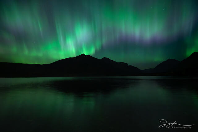 Glacier National Park Aurora Borealis