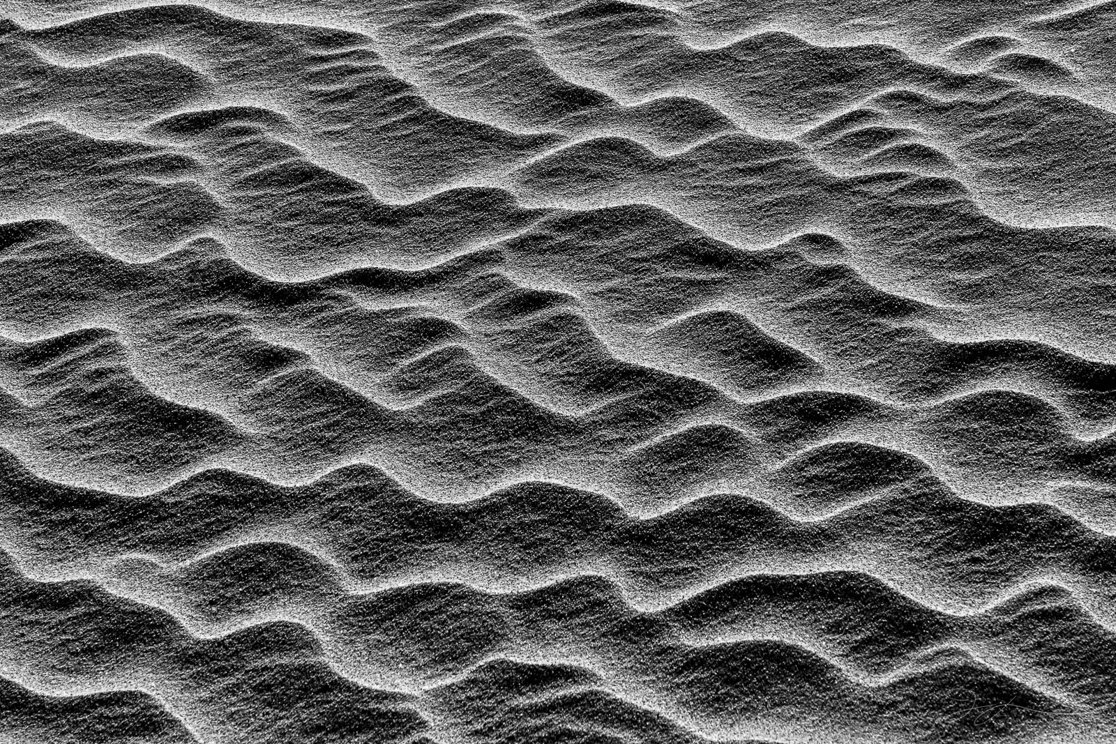 Mojave Sea Sand patterns wave across the desert floor.