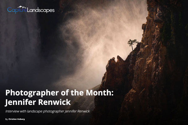 Interview with Capture Landscapes for Photographer of the Month